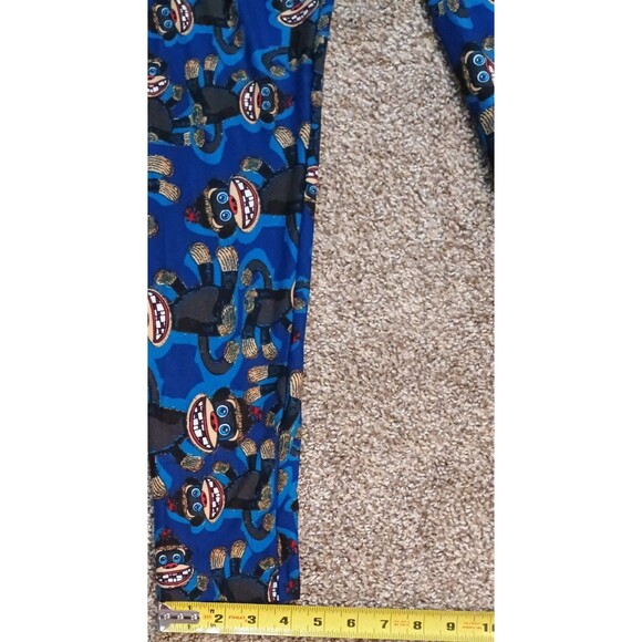 Cute & Comfy LuLaRoe Crazy Monkey Leggings / Sleep Bottoms - Tall & Curvy - Picture 7 of 7